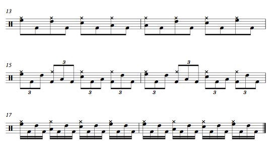 Open Handed Drumming Exercise 4