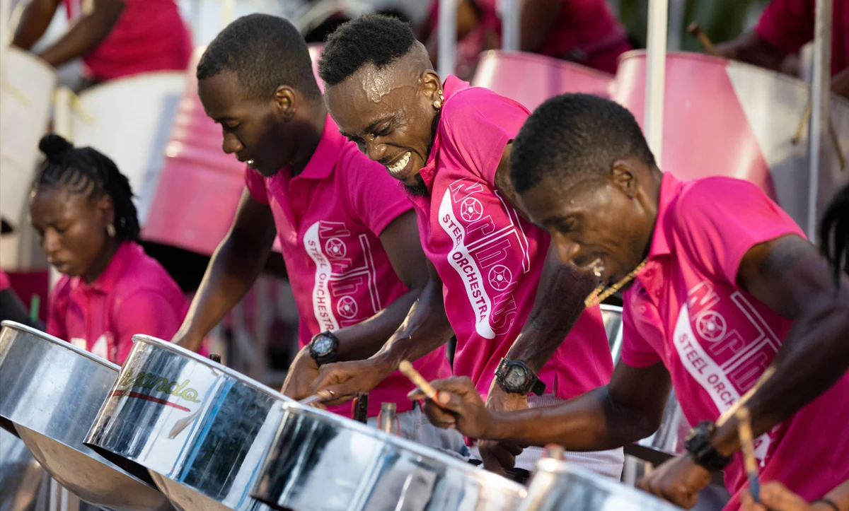 Steelpan competition, Port of Spain, Trinidad and Tobago