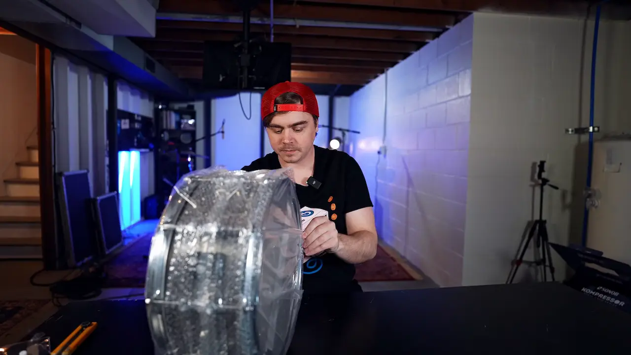 Bubble Wrap on the Sonor Kompressor Unboxing