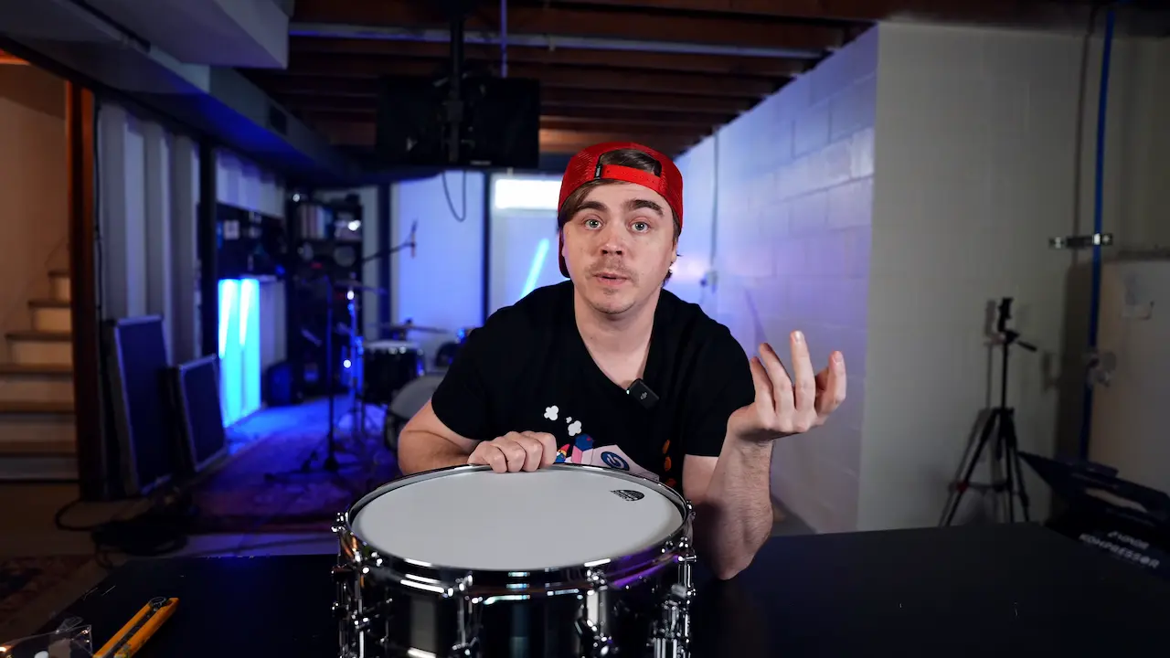 Nick talking about the Sonor Kompressor Series Snare Drum