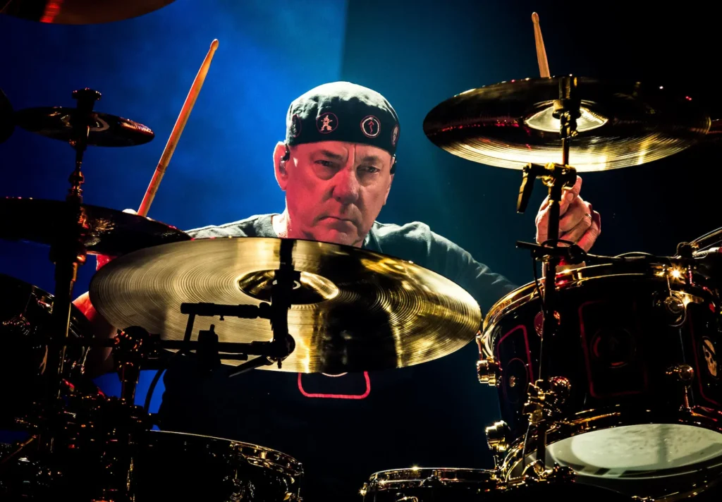 Las Vegas, NV, USA. 25th July, 2020. Neil Peart pictured as RUSH performs at The Grand Garden Arean at MGM Grand Resort in Las Vegas, NV on July 25, 2015. Credit: Erik Kabik Photography/Media Punch/Alamy Live News